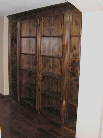 Bookcase that hinged concealing a room